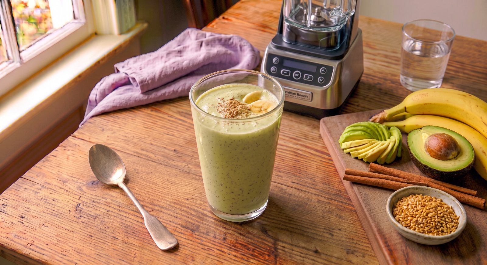 Creamy Banana Avocado Healing Shake