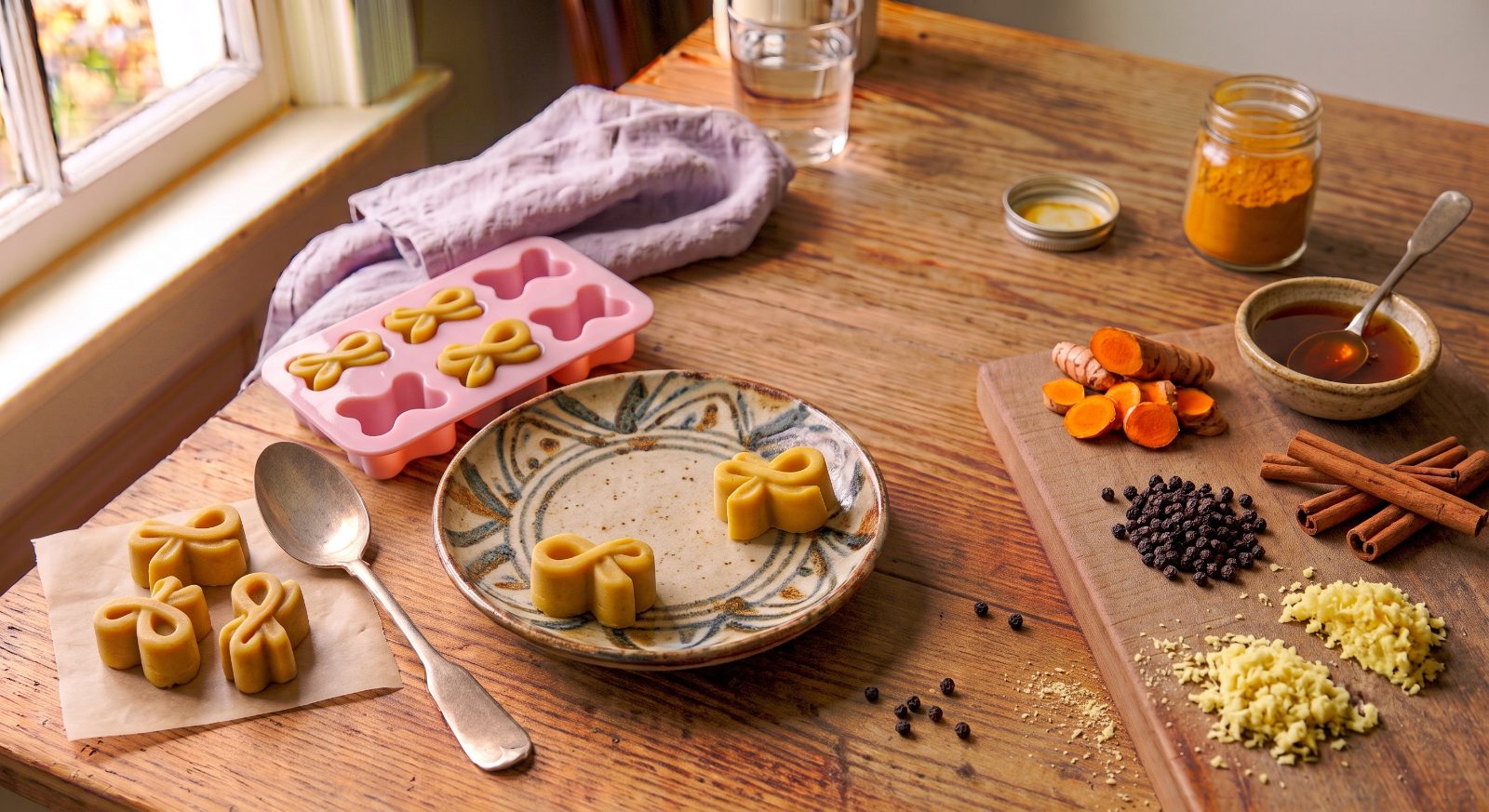 Frozen Golden Milk Bites