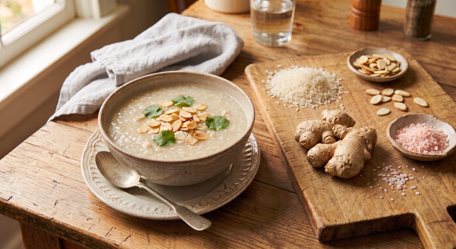 Gentle Ginger Rice Congee