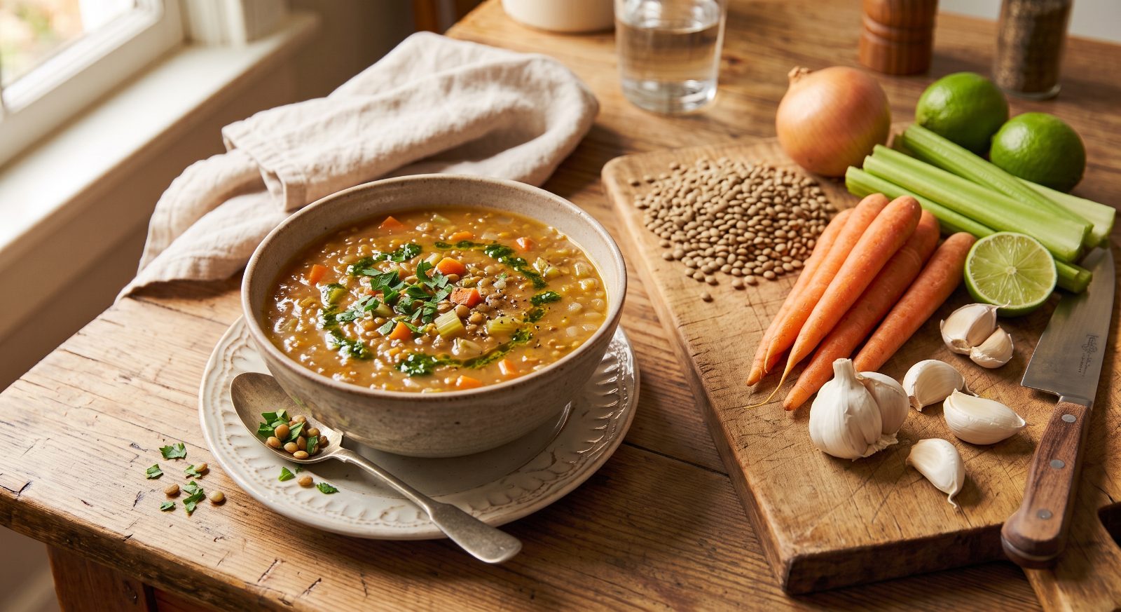 Lentil Vegetable Healing Soup