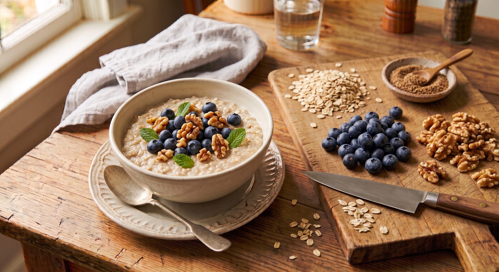 Blueberry Antioxidant Oat Bowl