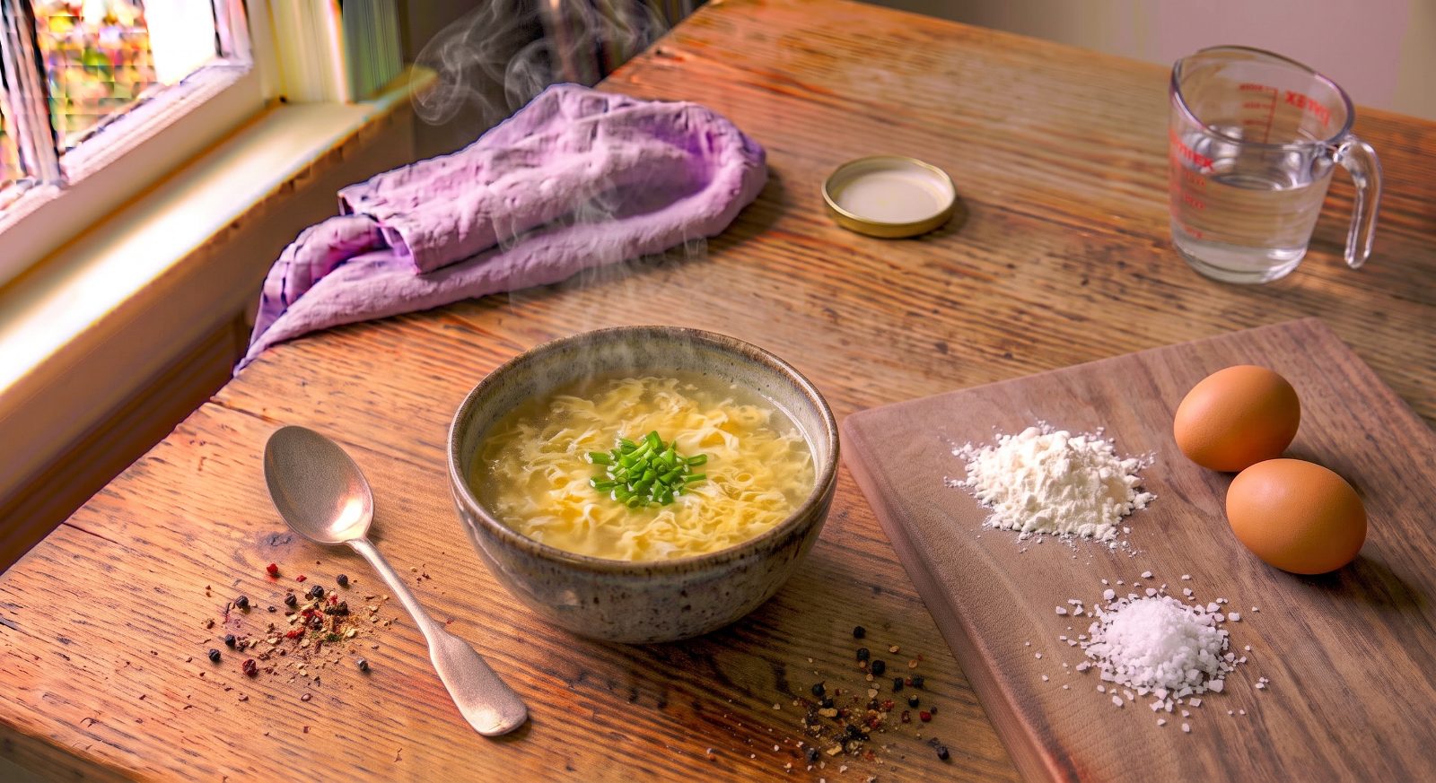 Soothing Egg Drop Broth