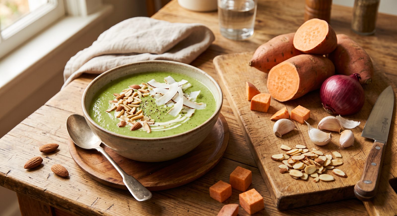 Sweet Potato Coconut Soup